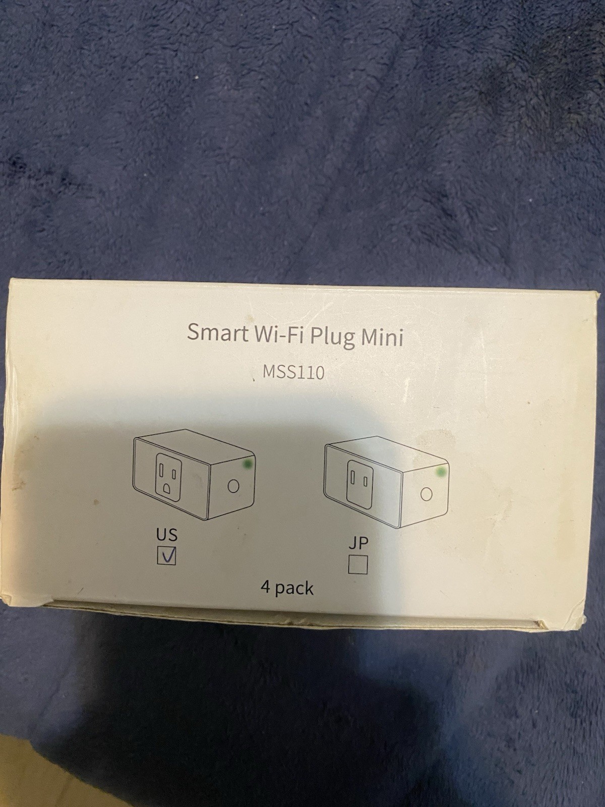 Meross Smart Wi-Fi Plug Mini MSS110 4 Pack Type B Alexa Google White 15A