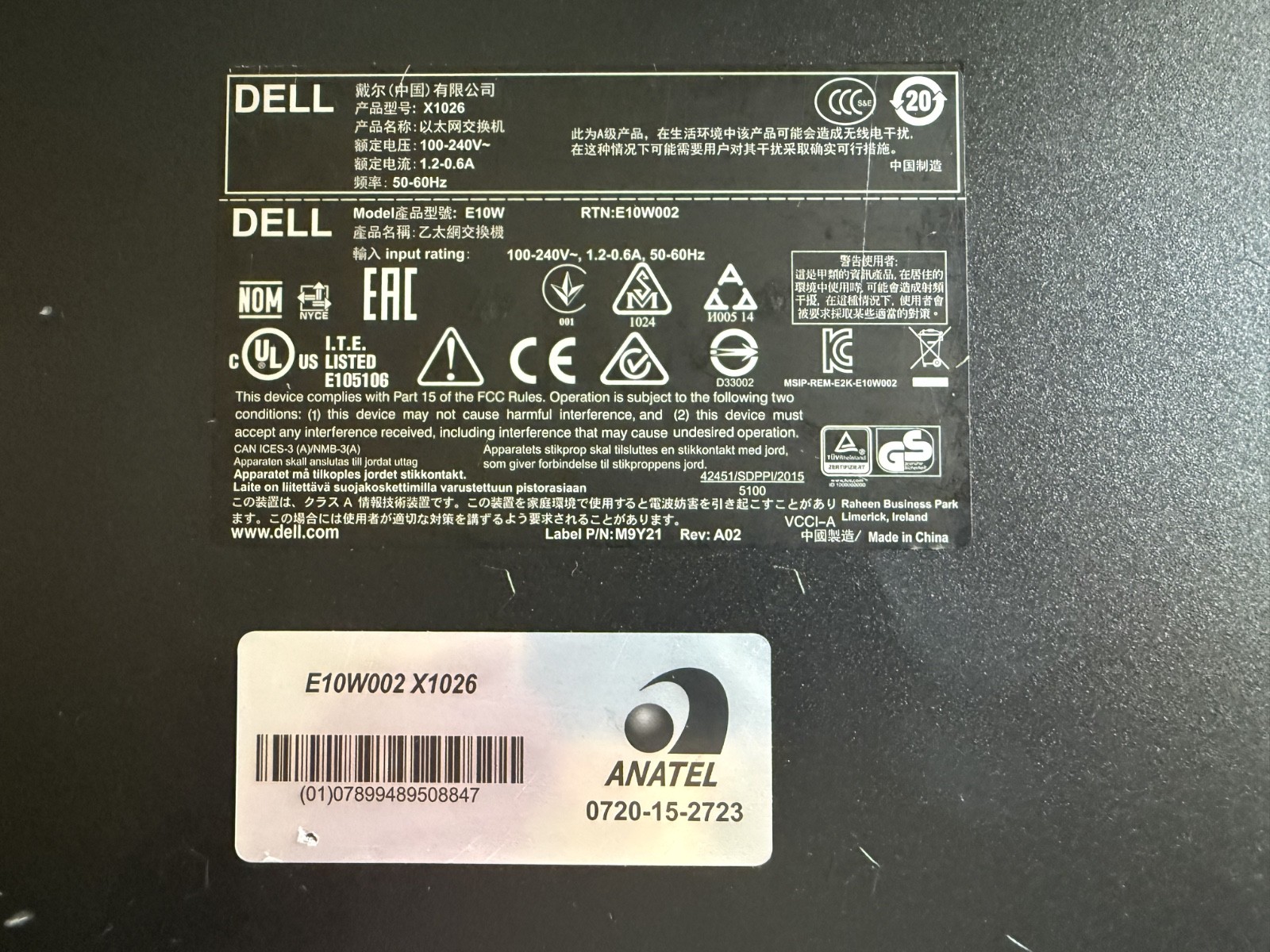 Dell Networking X1026 24-Port Managed Switch – Single Unit | 24×10/100 + 2×1 Gb