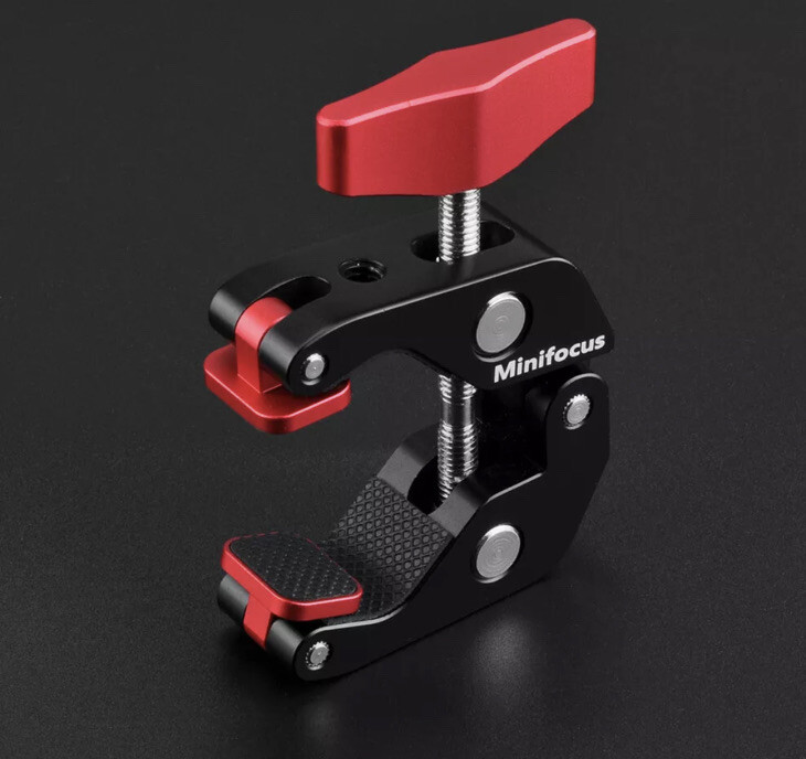 Super Clamp Crab Pliers Clip w/1/4 3/8 Thread for Camera tripod USA Seller