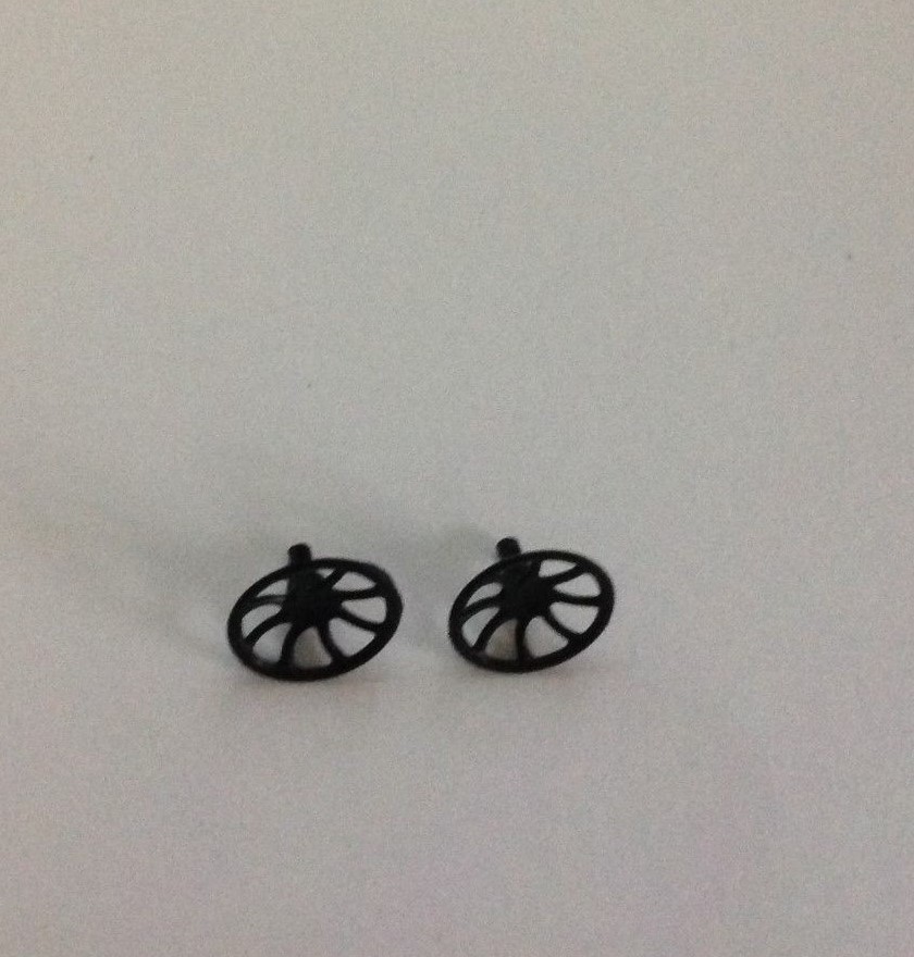 LIONEL BRAKE WHEEL 9020-10 BLACK PLASTIC MTH,ATLAS,WILLIAMS MOST ALL CARS 2EA
