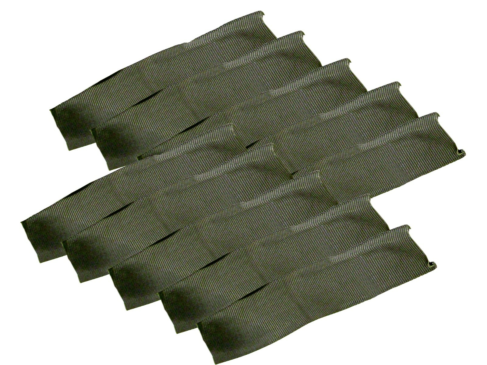 10 pack - 2" x 10" Wide Sliding Cordura Sleeve Webbing Edge Protect Sling Saver