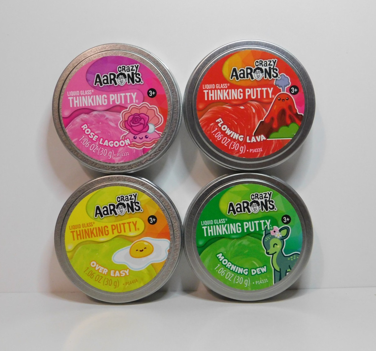 Aaron's Crazy Liquid Glass Thinking Putty 1.06 oz (30g) You Pick-5 Colors
