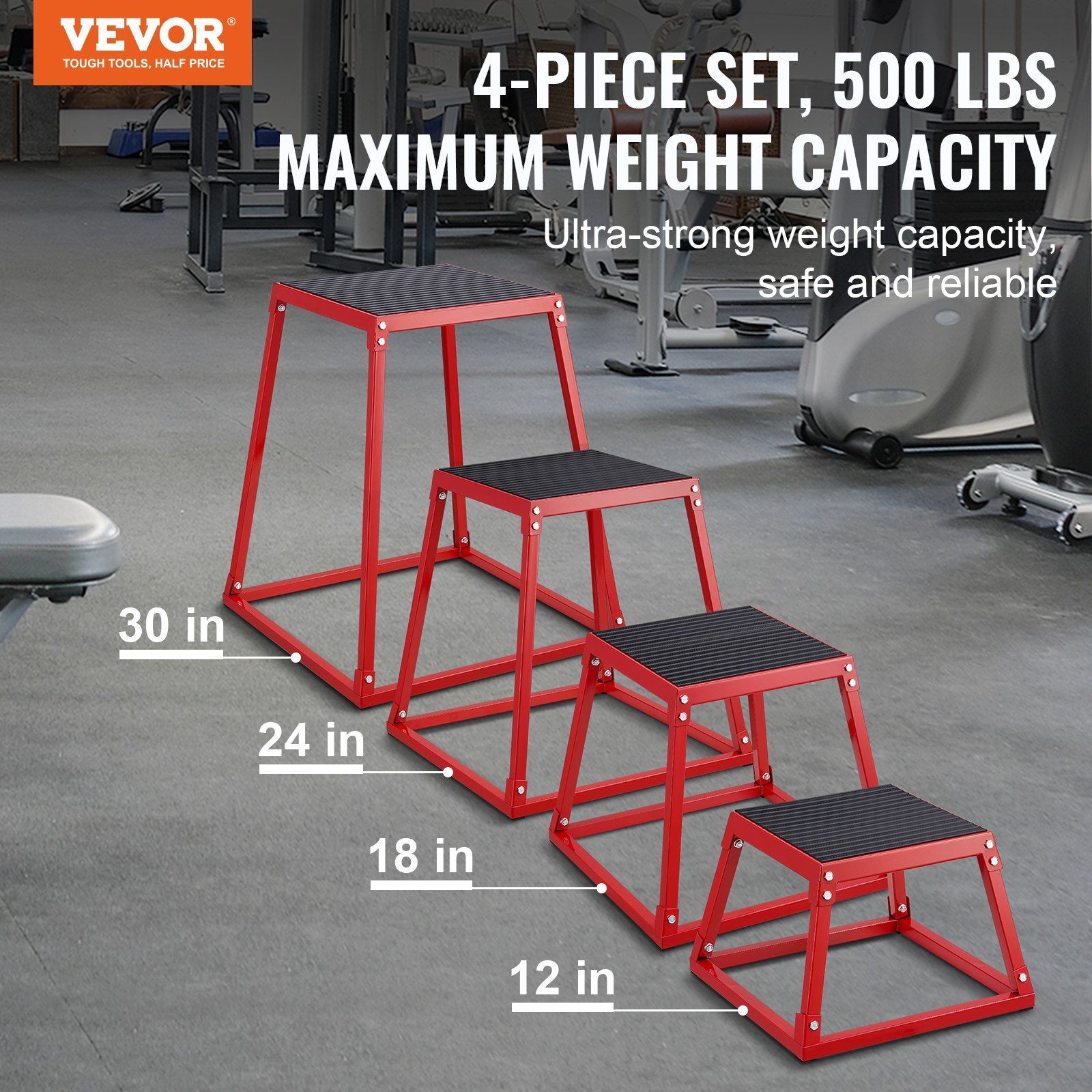 Universal Workout Platform 12x18x24x30in Scratch Resistant
