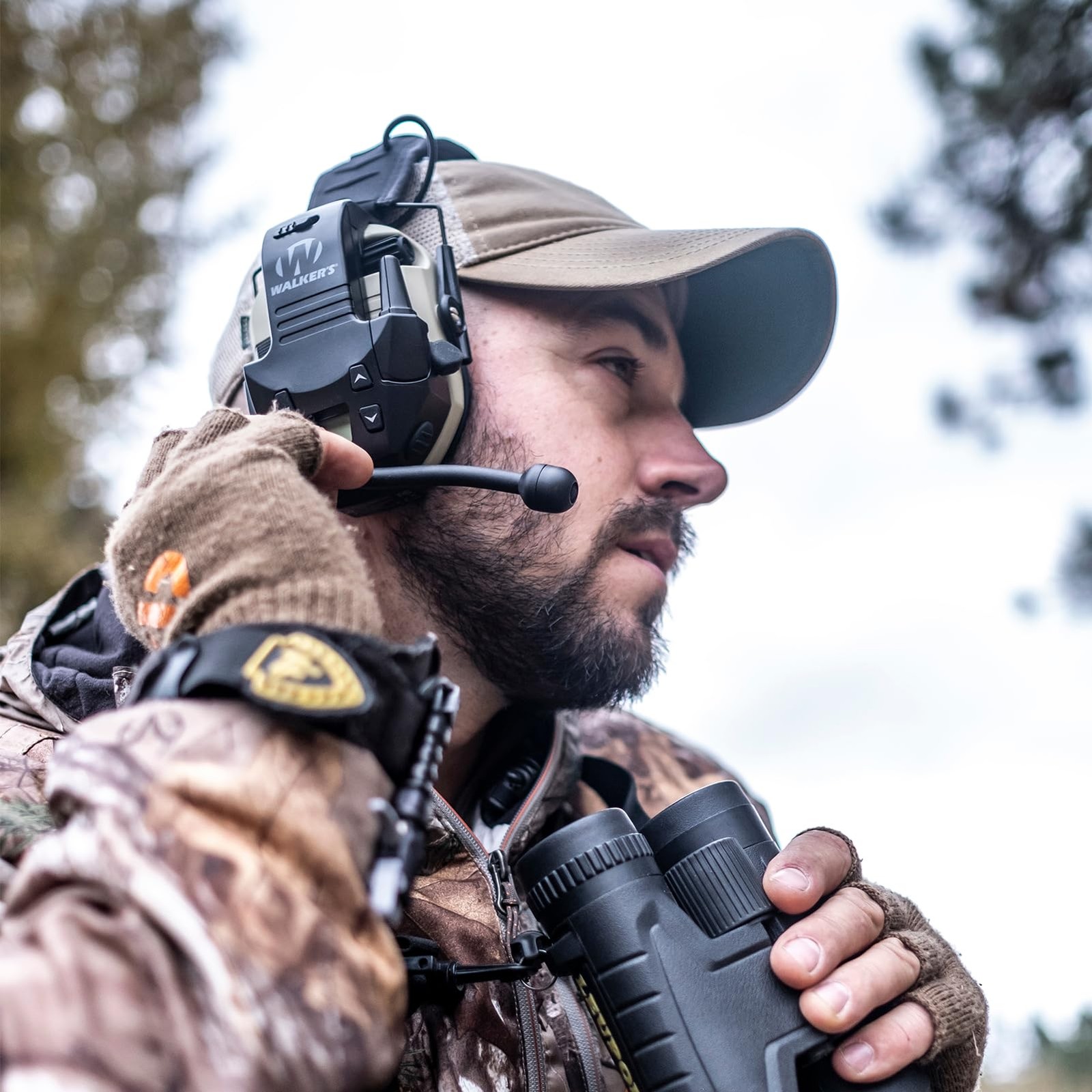 WALKER'S Razor Walkie Talkie Attachment - 22 Channels 3 Miles Range Distance
