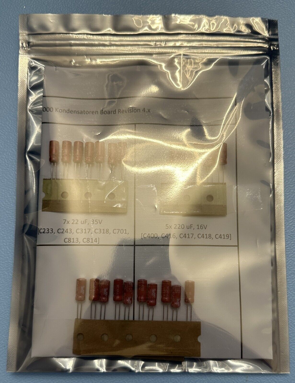Amiga 2000 Rev 4 Recap Kit