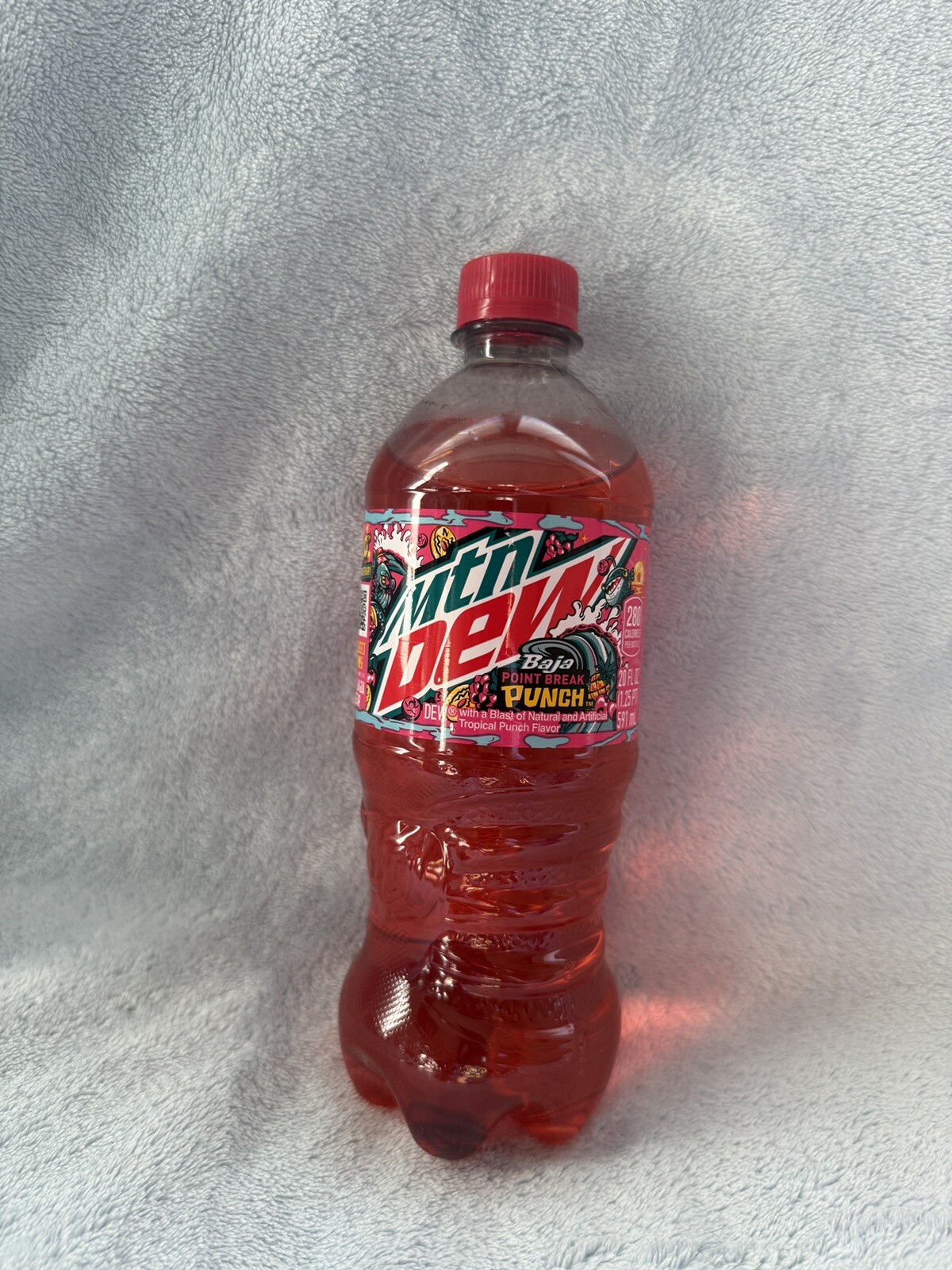 Mountain Dew Point Break Punch (2024) 20 Fl Oz Bottle *Discontinued*