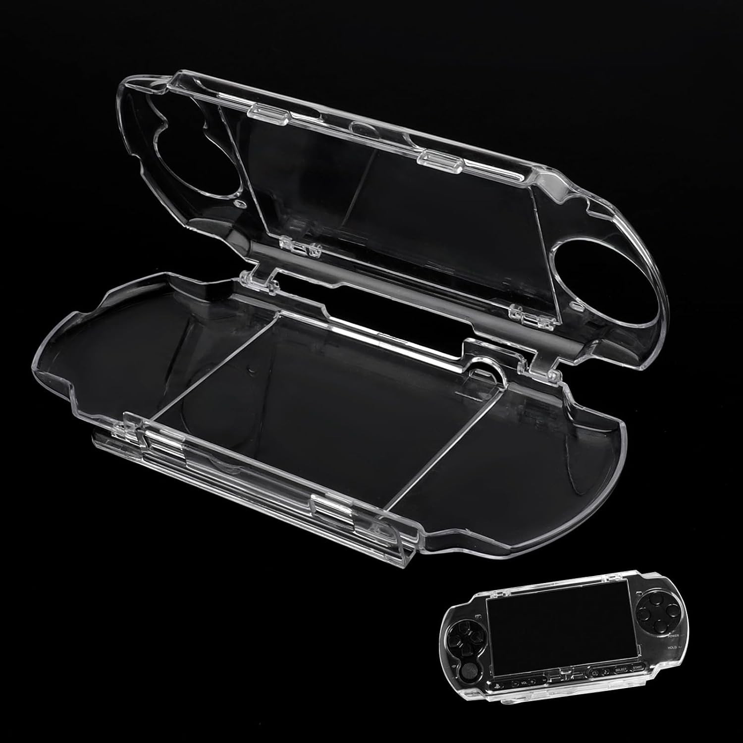 Hard Shell Case Cover Compatible with PSP 2000/3000,Transparent Protective Ca...