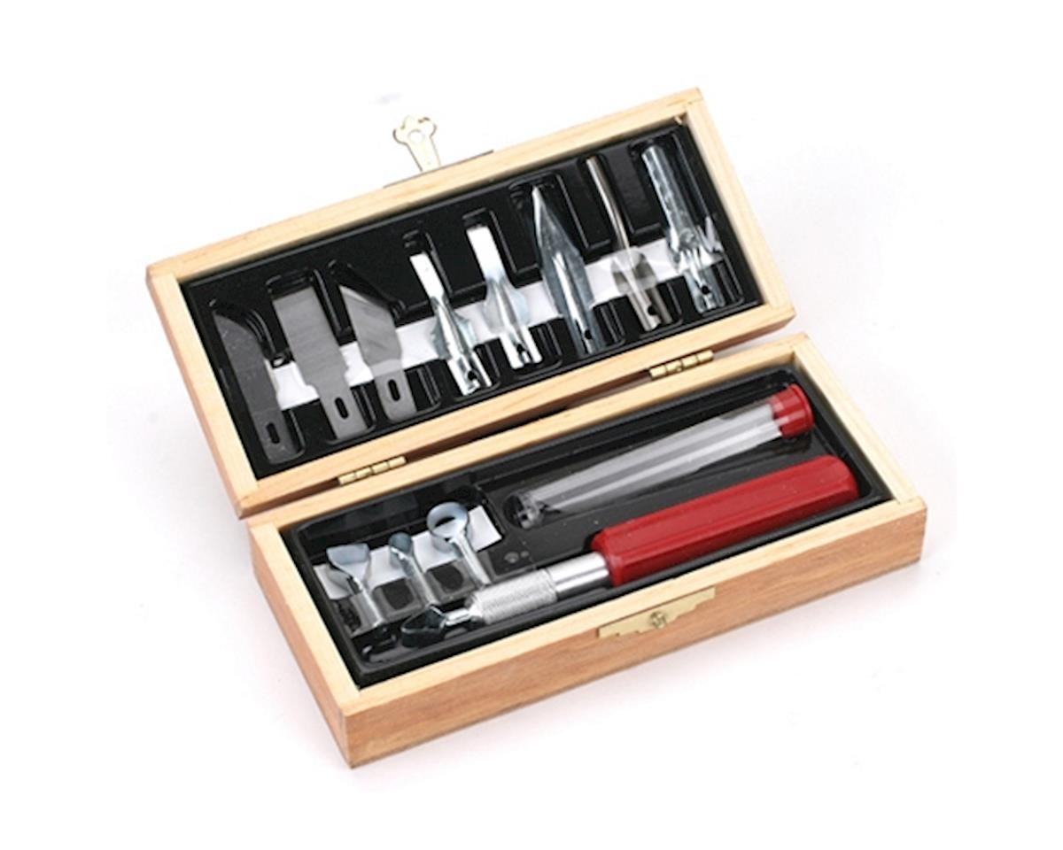 Excel Woodworking Hobby Knives Set w/Wood Box [EXL44384]