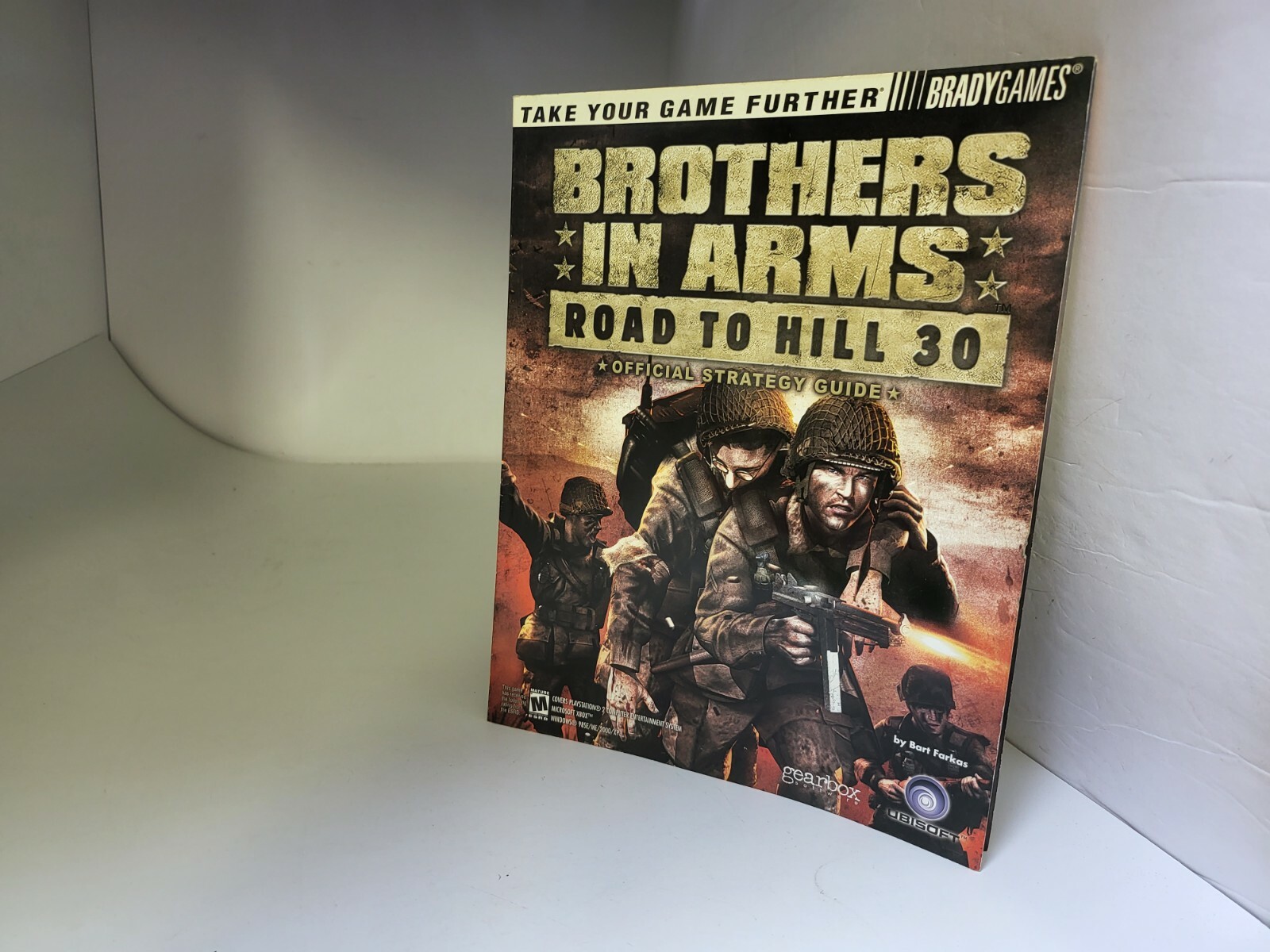 Brothers in Arms Road to hill 30 Official Strategy Guide by Brady PS2 Xbox PC19H