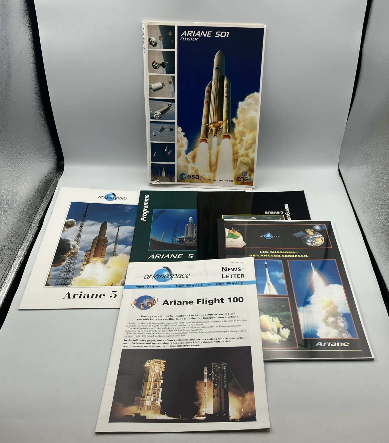 Ariane 501 European Launcher Rocket Press Materials And Collectibles NASA