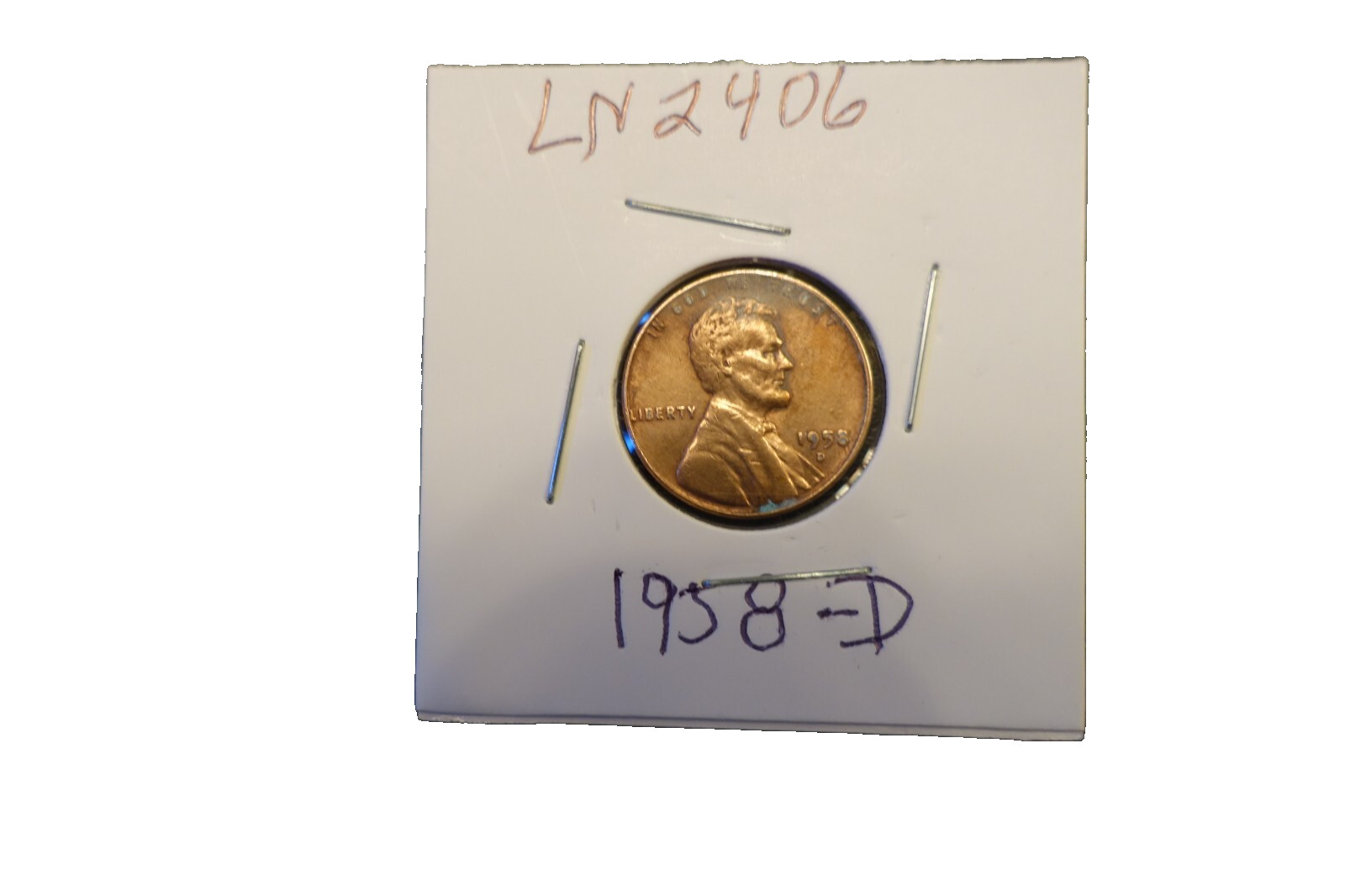 1958-D 1 cent Lincoln  Penny
