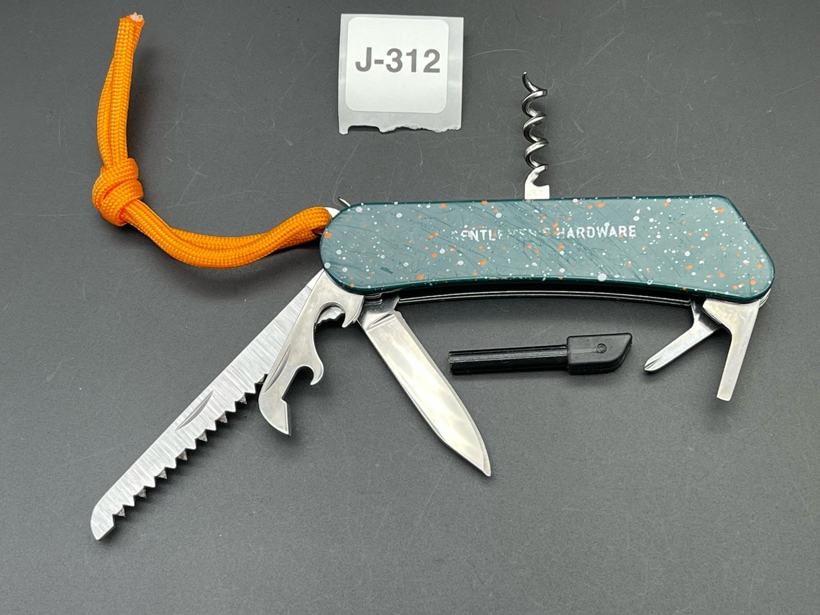 Gentleman’s Hardware Folding Pocket Knife Multitool fire starter