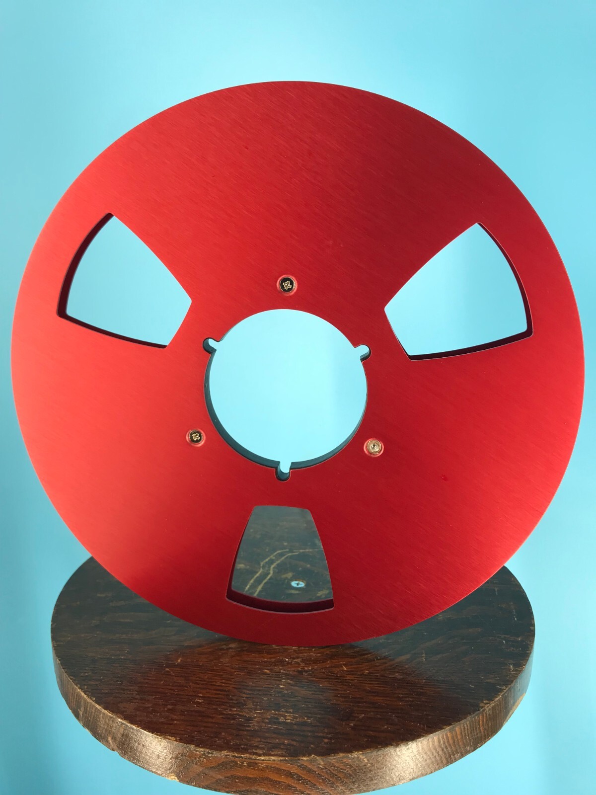 Burlington Recording 1/4" X 10.5" RED NAB METAL REEL RTM RMG ATR CAPTURE NEW