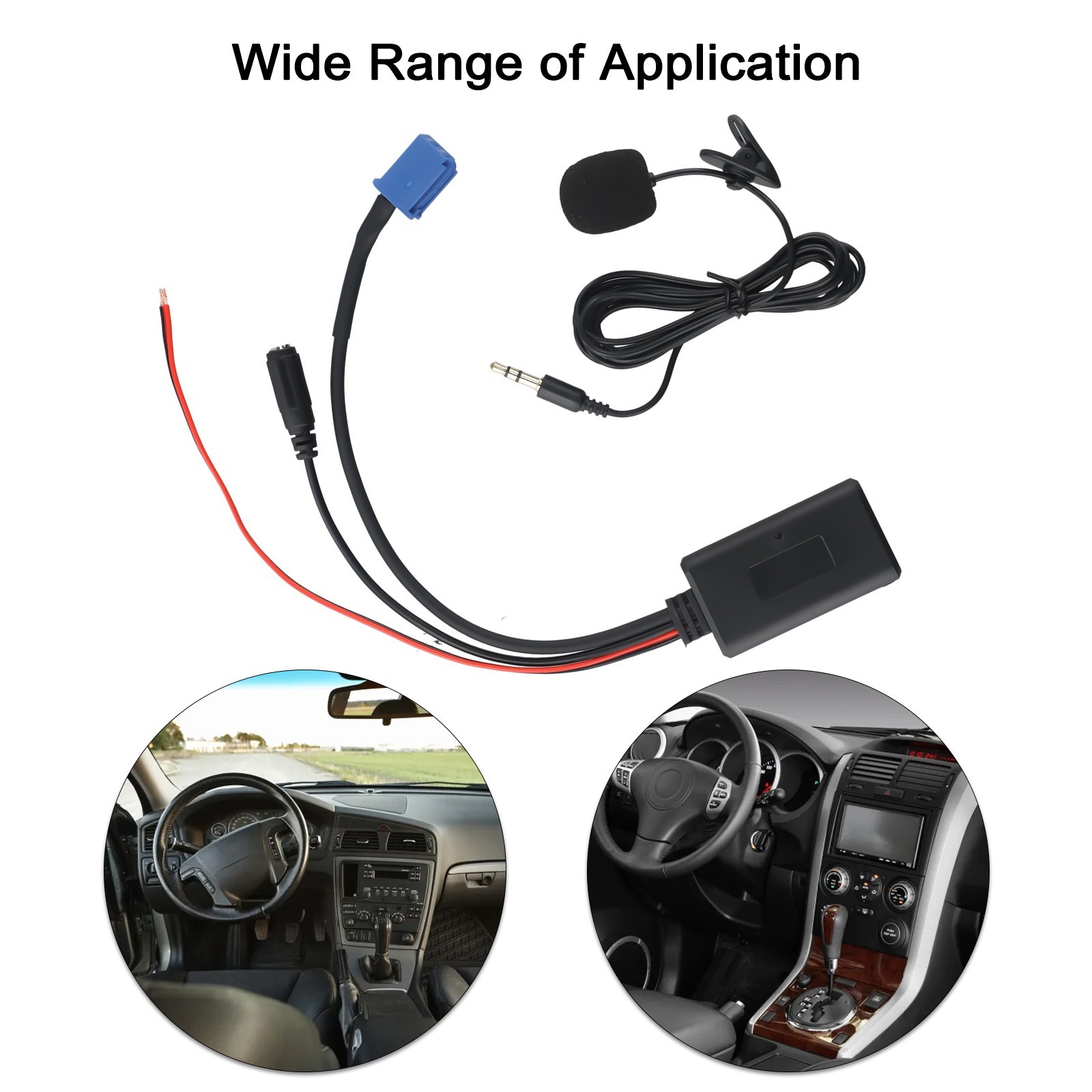 For Lexus Connector Car Black Bluetoo Module Handsfree Aux Audio Adapter Cable
