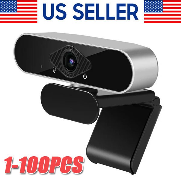 1080P Full HD USB Webcam for PC Desktop,Laptop Web Camera with Microphone LOT