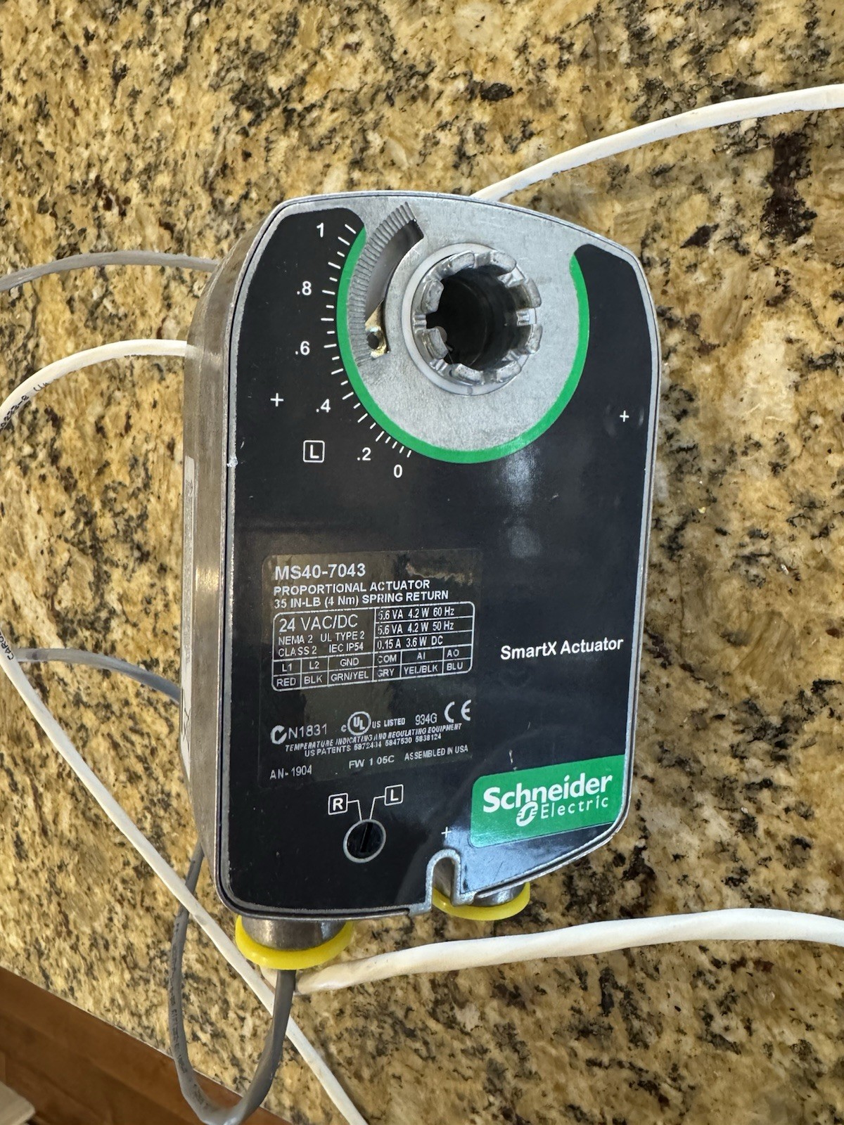 Schneider Electric MS40-7043  SmartX Proportional Actuator