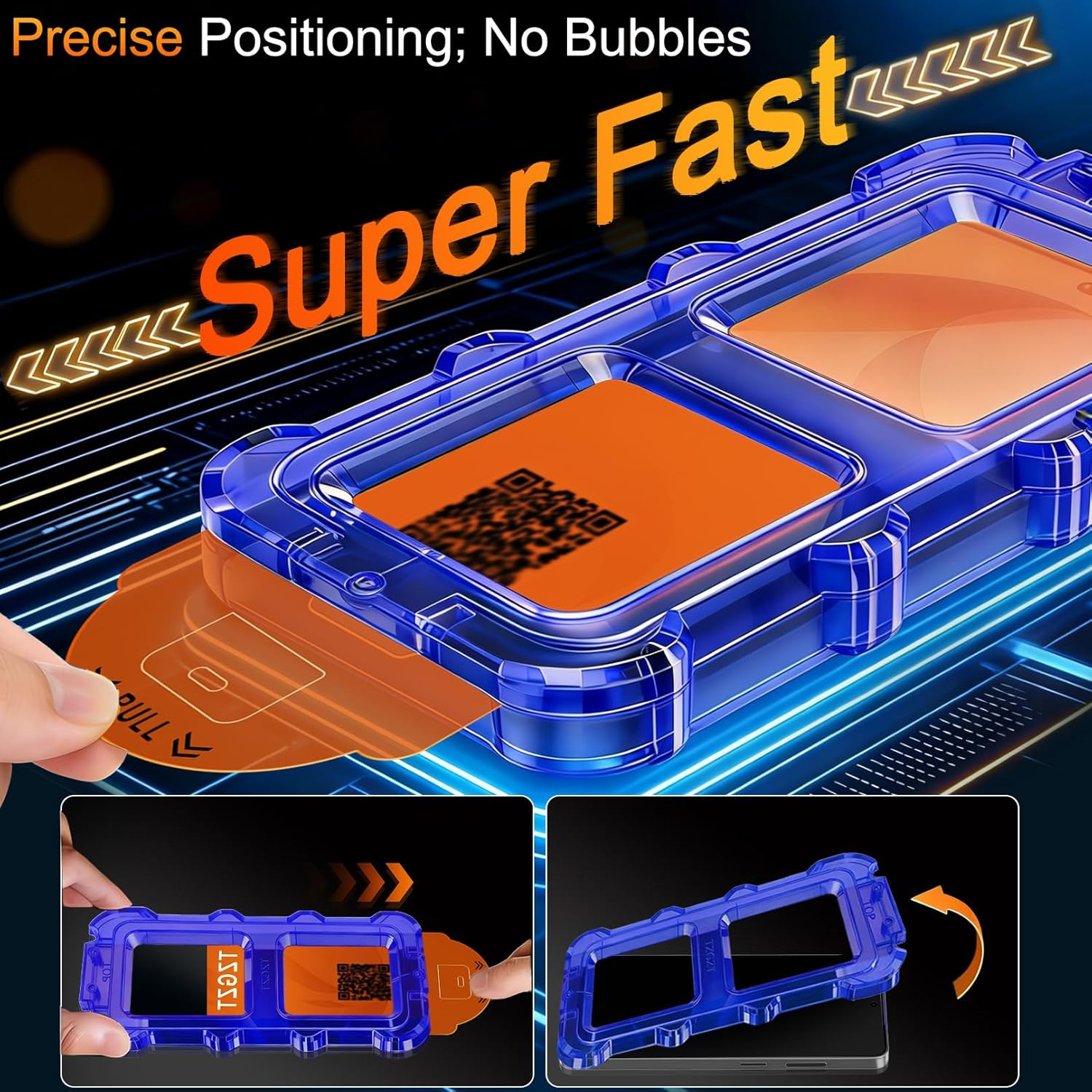 3 Pack for Samsung Galaxy S26 Ultra Screen Protector Tempered Glass, Automatic 0