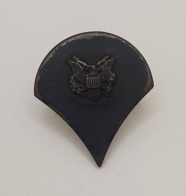 US Military Army Specialist Vintage Hat Pin Stamped GI Black Metal Collectible