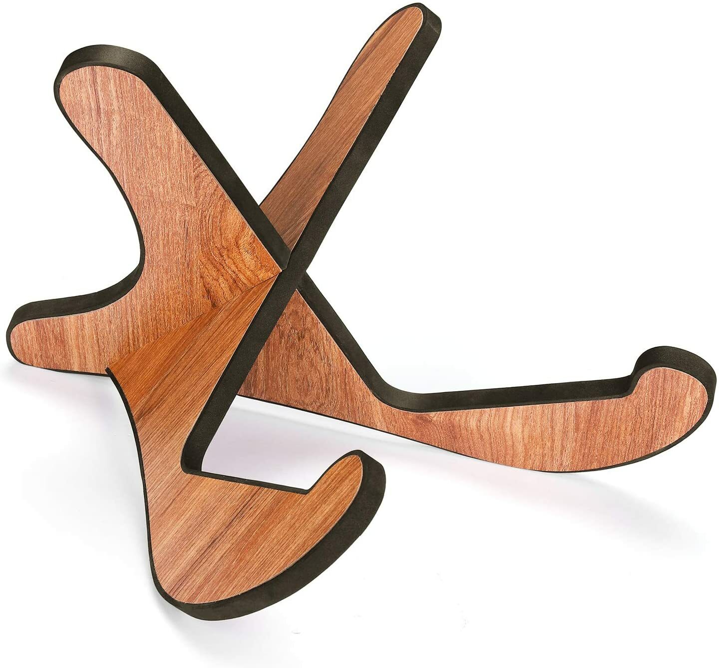 Universal Acoustic Guitar Electric Bass Wood Guitar Stand Holder Wooden X-Frame