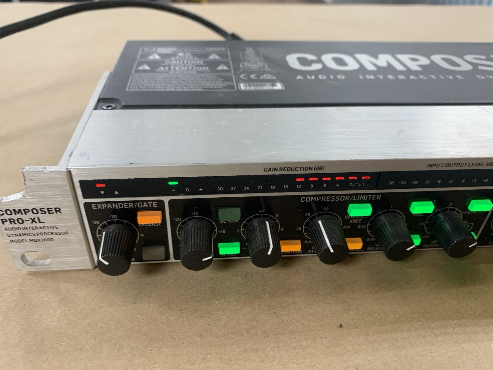 Behringer MDX2600 Audio Interactive Compressor Dynamics Processor Composer-XL