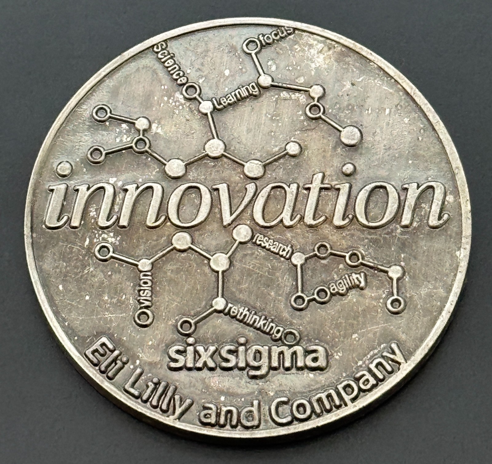 Eli Lily and Company Innovation Results Challenge Coin Medal Token