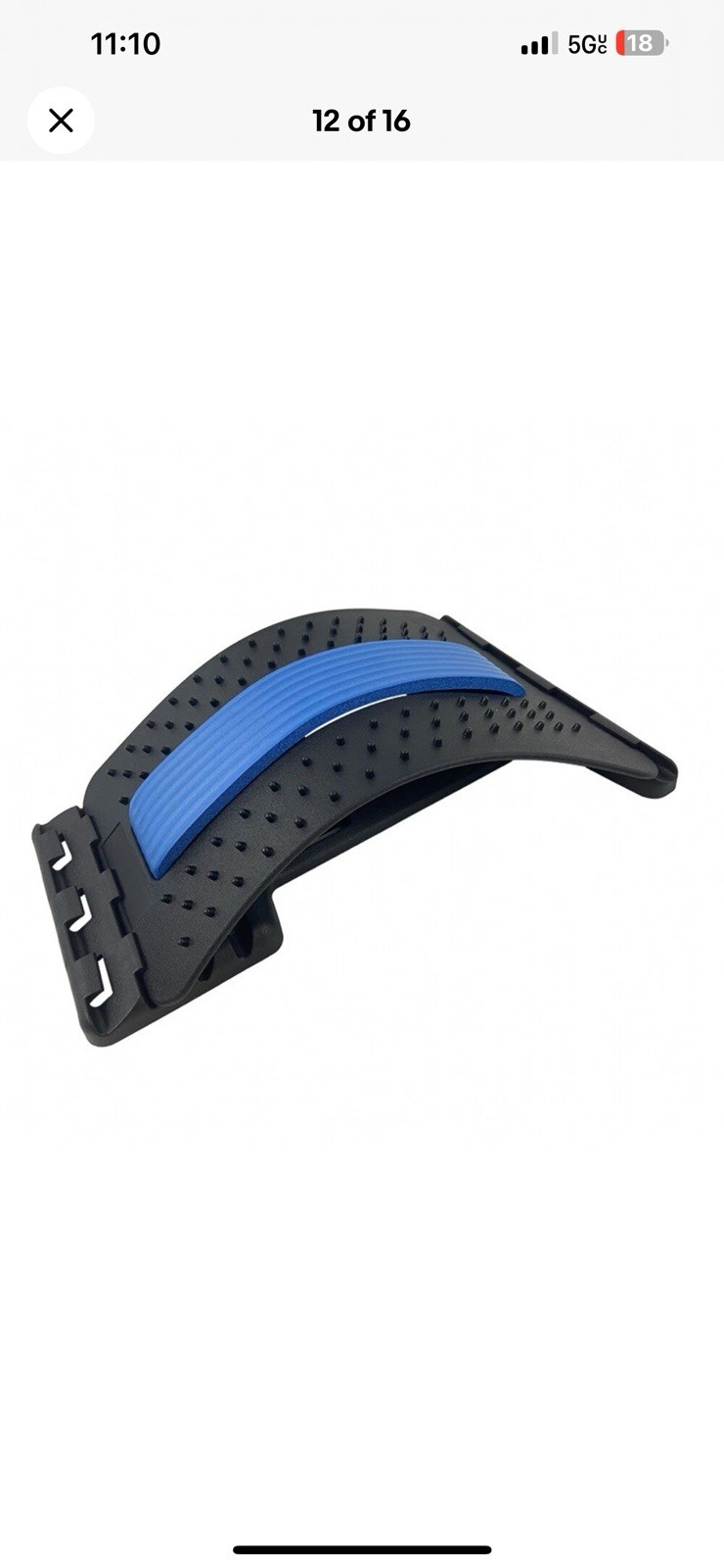 Multi-Level Back Stretcher | Lumbar Support Device | Spine Relief & Posture Aid