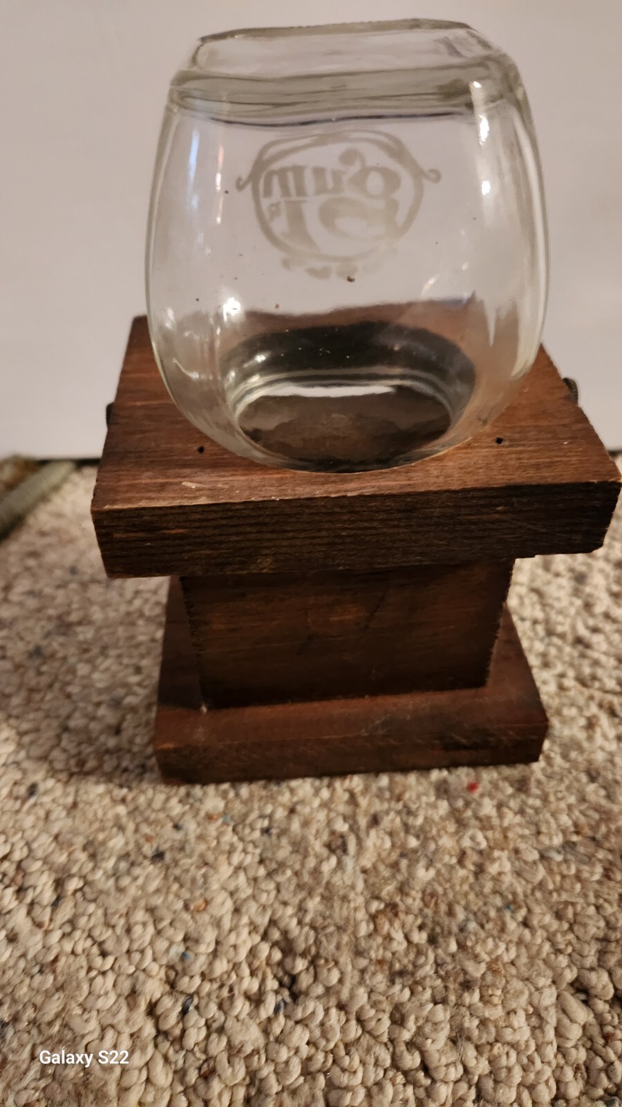 Vintage Wooden 1 Cent Gumball Machine!