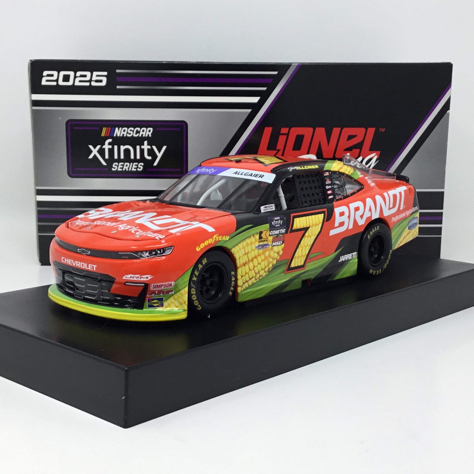 Justin Allgaier 2025 Brandt 1:24 Diecast