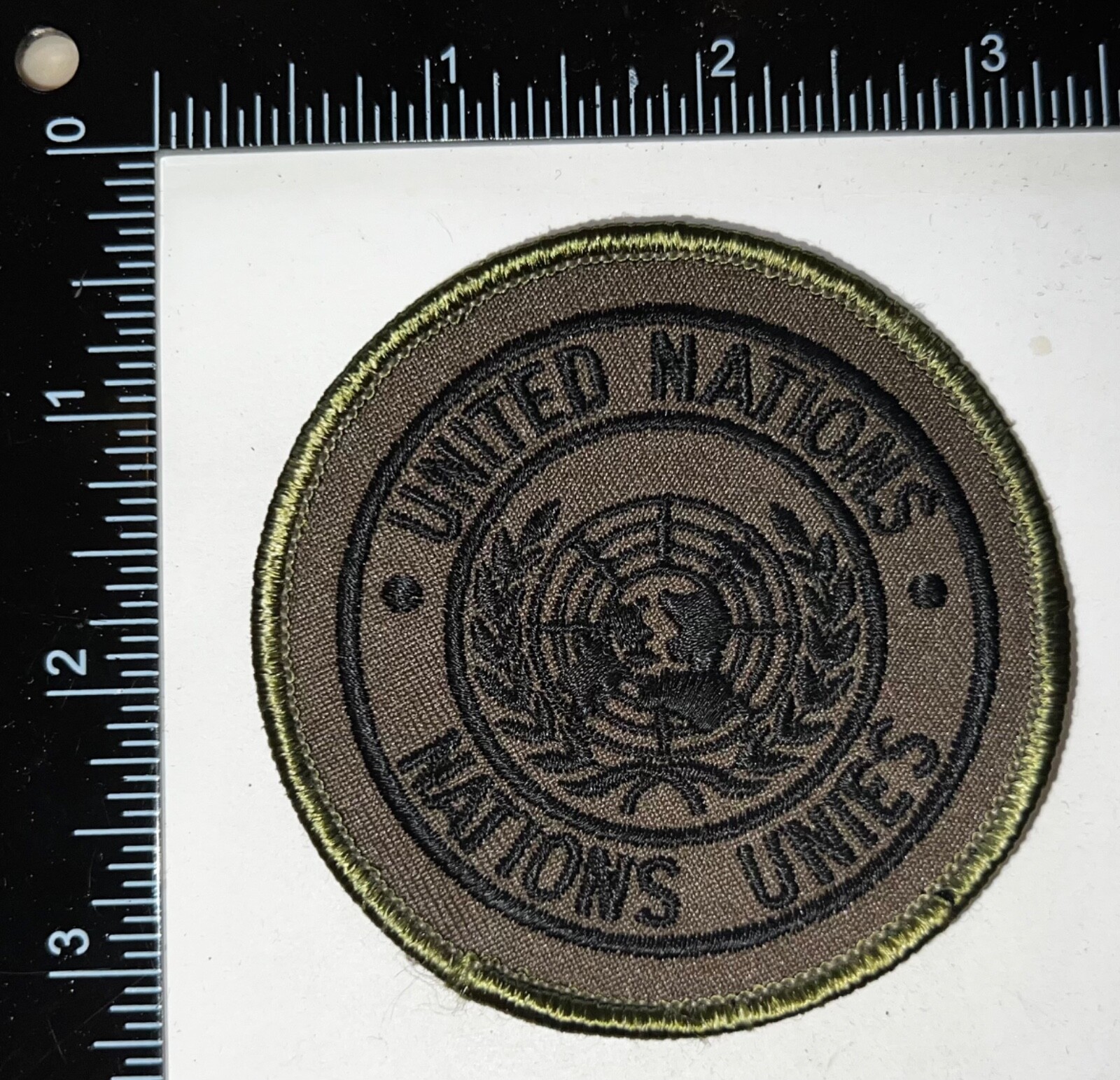 US Army United Nations Nation Unies Forces SUBDUED Patch