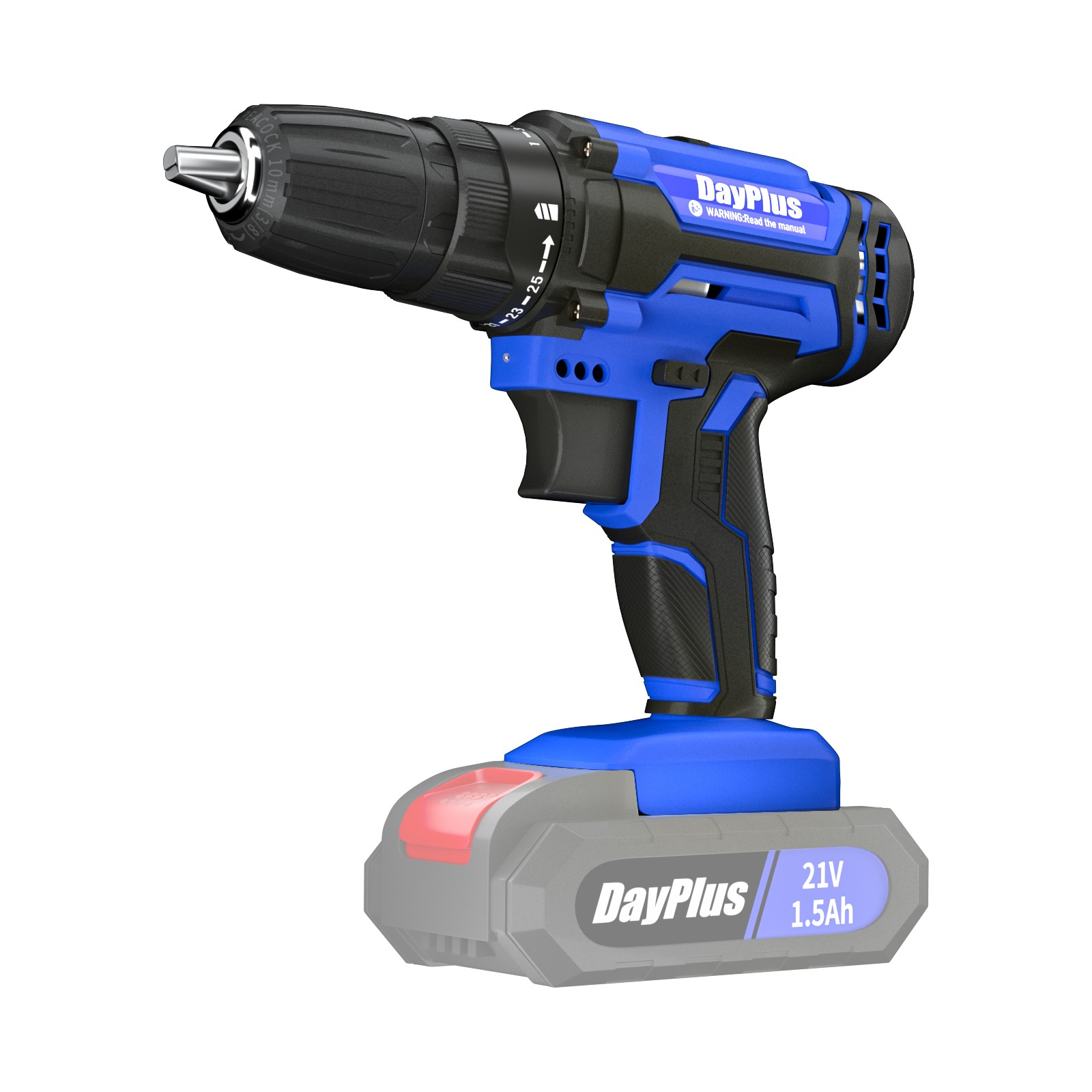 DAYPLUS Cordless Driver Drill, Body Only, Battery and Charger Sold Separately