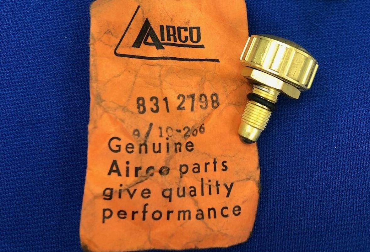 Airco 831-2798 Needle Valve Stem Assembly SS-A259 OEM Very Old Vintage Stock $52