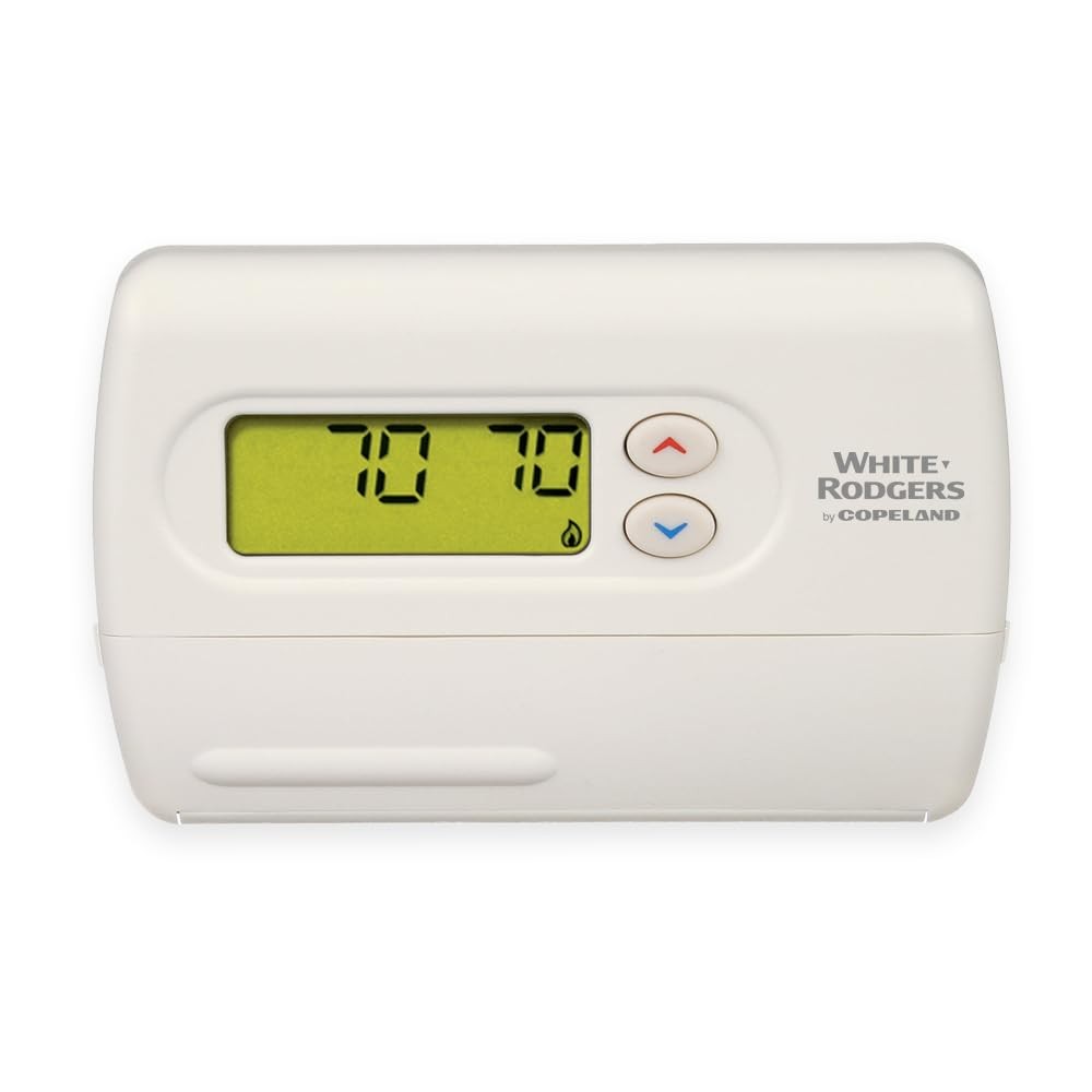 White-Rodgers 80 Series Classic, Non-Programmable Thermostat, 1, White
