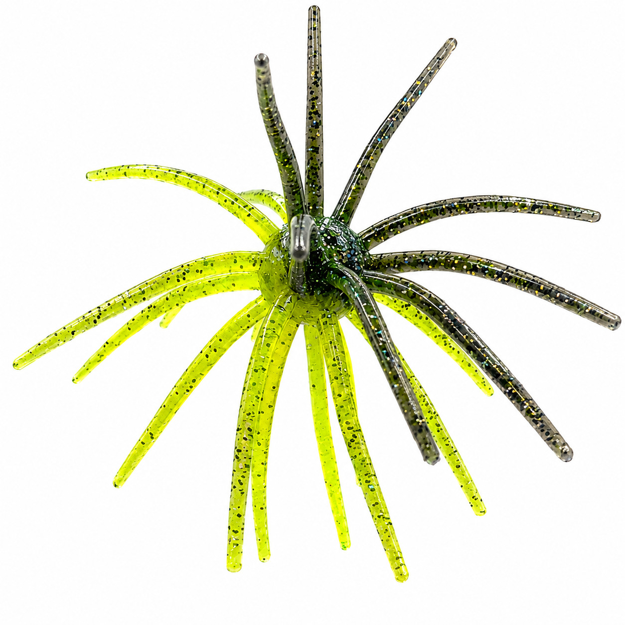 Sea Urchin Soft Plastic Bass Fishing Lures 20mm Coike Style Finesse Baits 2-pack
