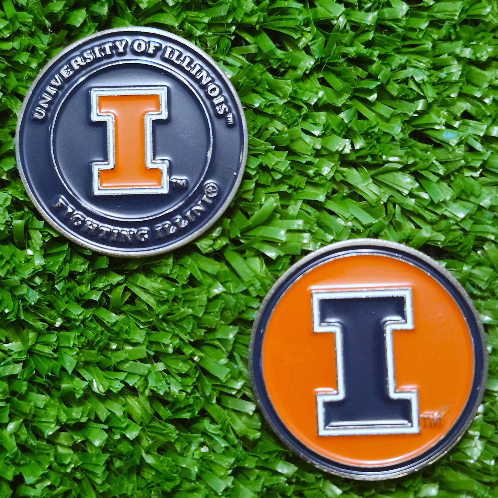 University of Illinois Fighting Illini Golf Ball Marker New