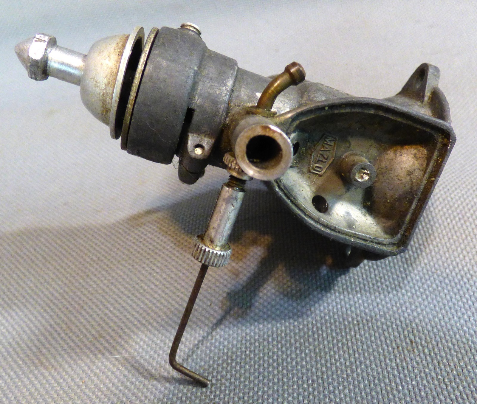 EX ARDEN .099 SPARK IGNITION GAS ENGINE 1940s ERA MICRO-BILT GOOD COMPRESSION
