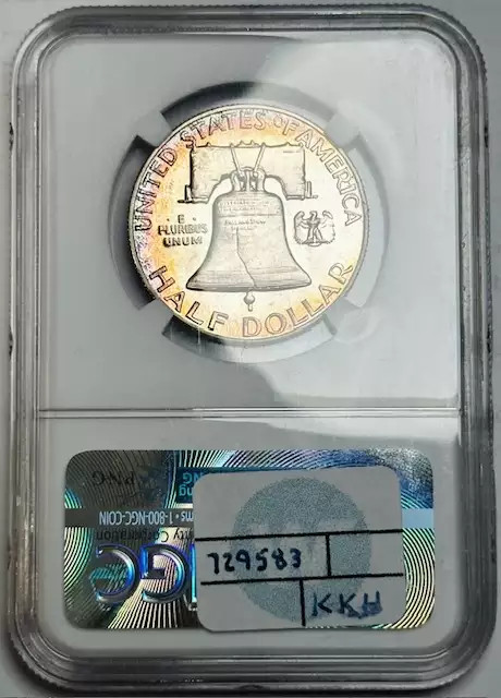 1954 Franklin Half Dollar NGC PF-68 Proof Pretty!