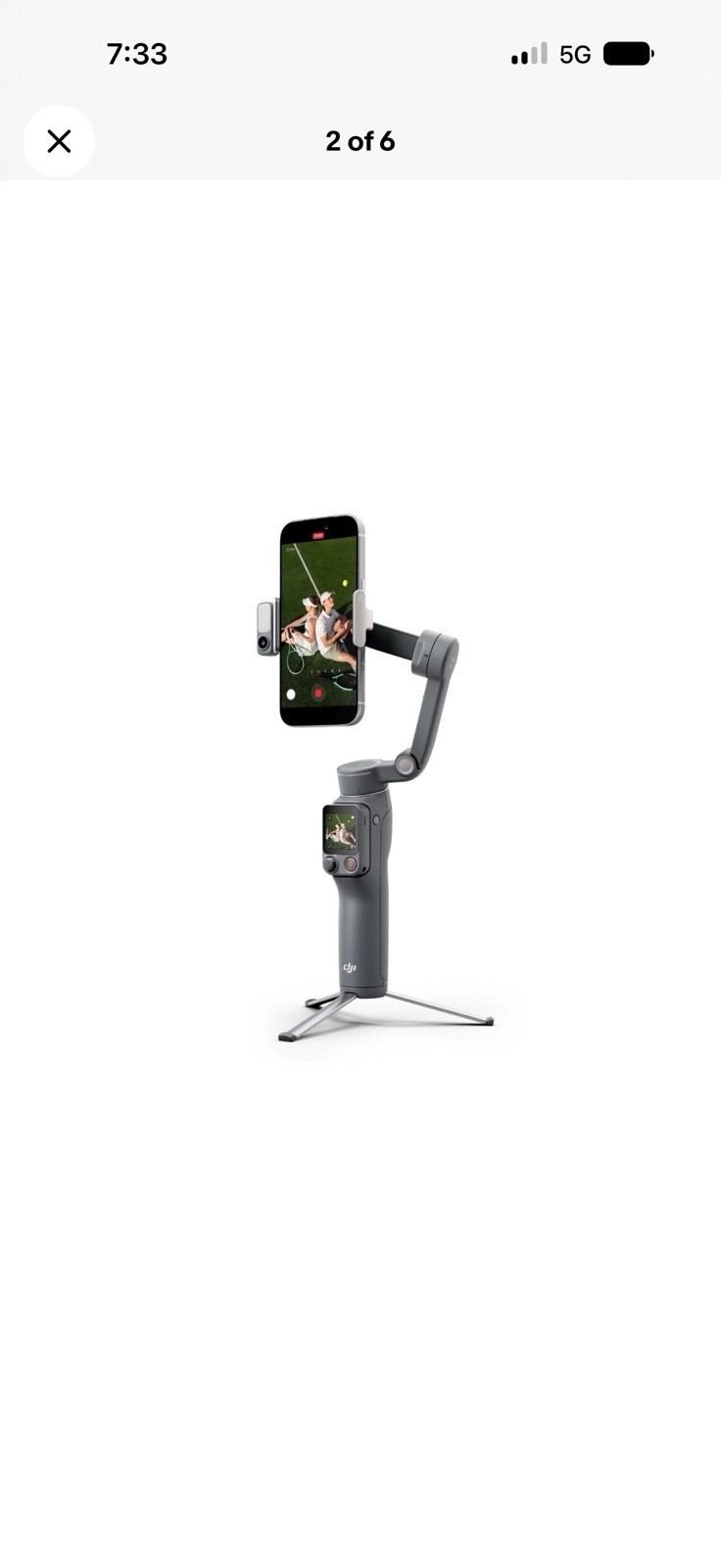 DJI Osmo Mobile 8P Foldable Smartphone Gimbal Stabilizer (Advanced Tracking)