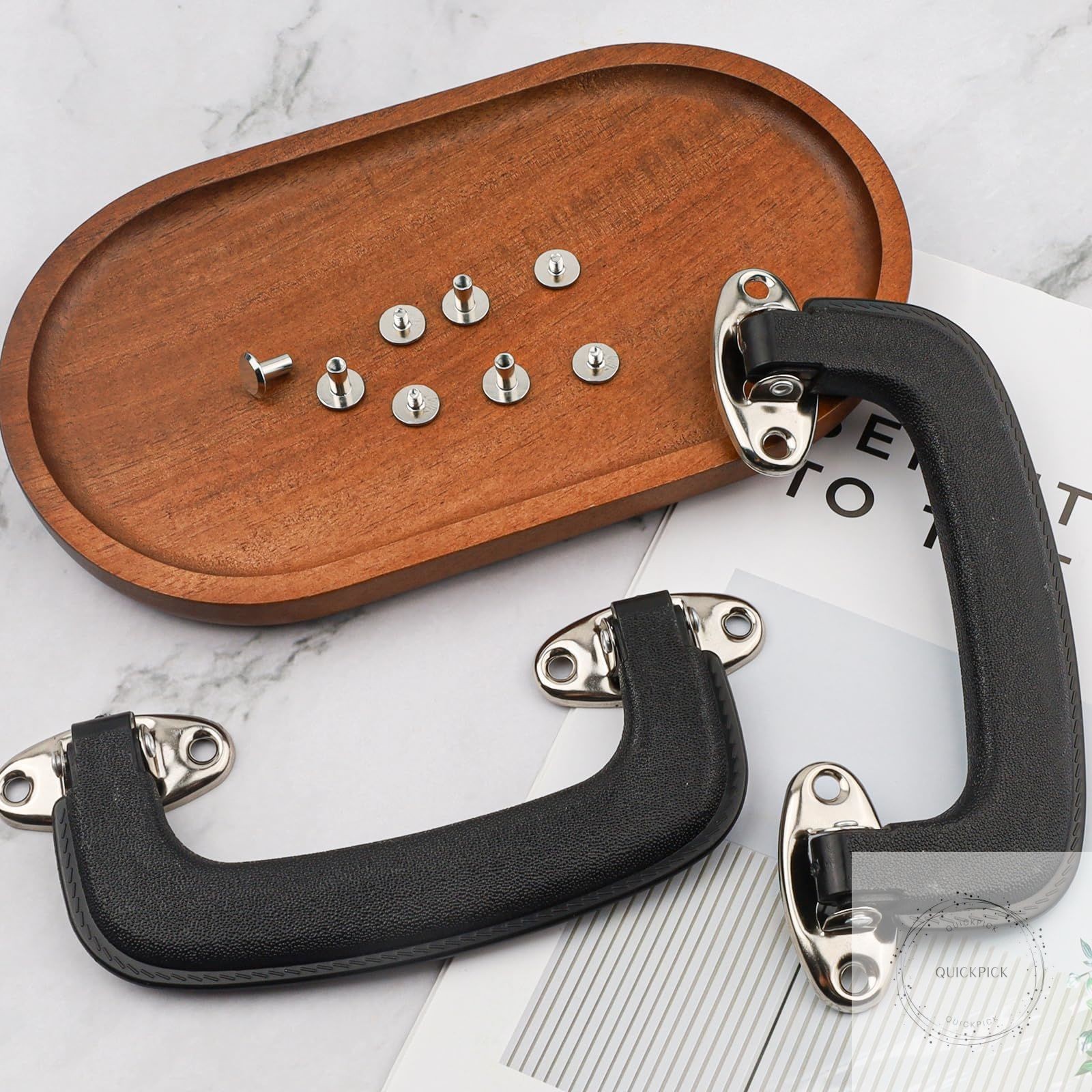 2 Set Guitar Case Handle Luggage Handles Replacement - Carry Luggage Handle
