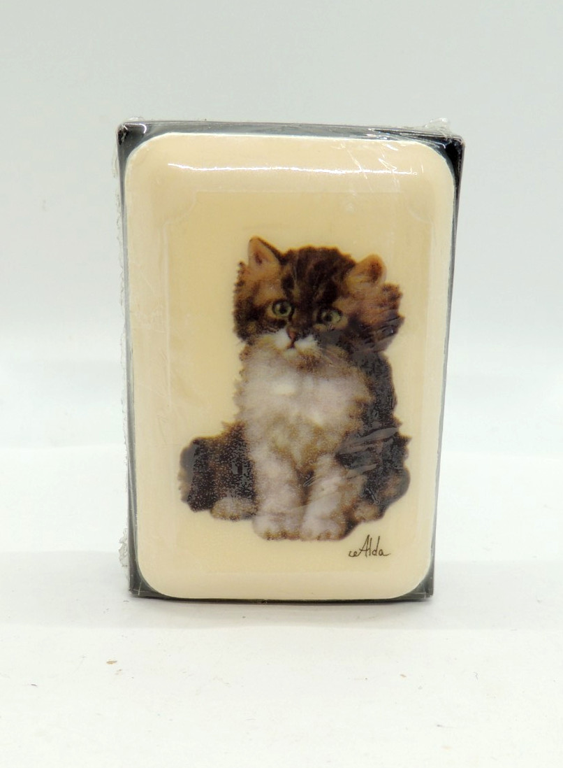 Vintage Alda's Forever Soap Sweet Kitten Decorative French Milled Sealed Cat