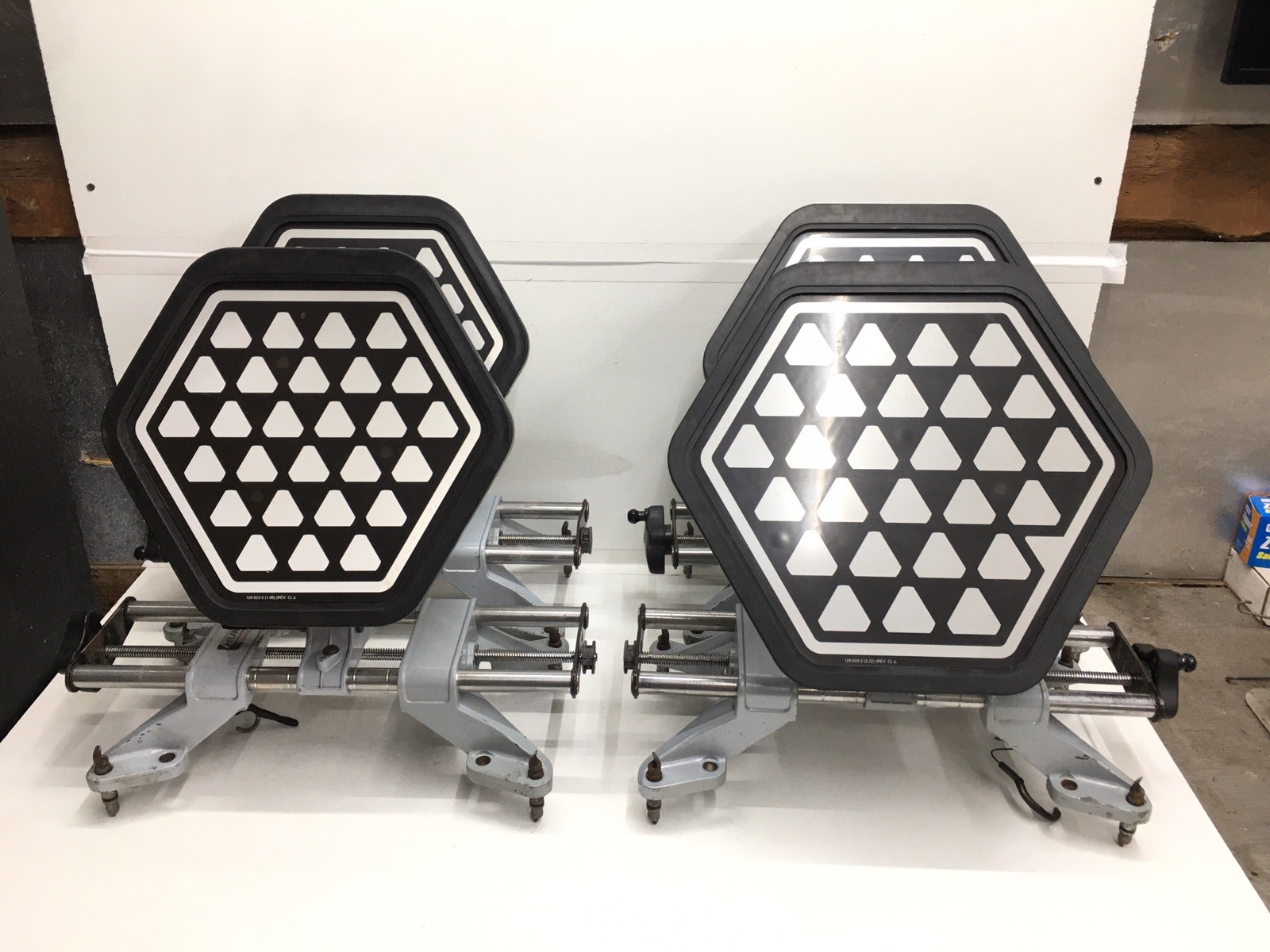 Hunter Hawkeye DSP600 Complete Set Targets And Self Centering Wheel Adapters