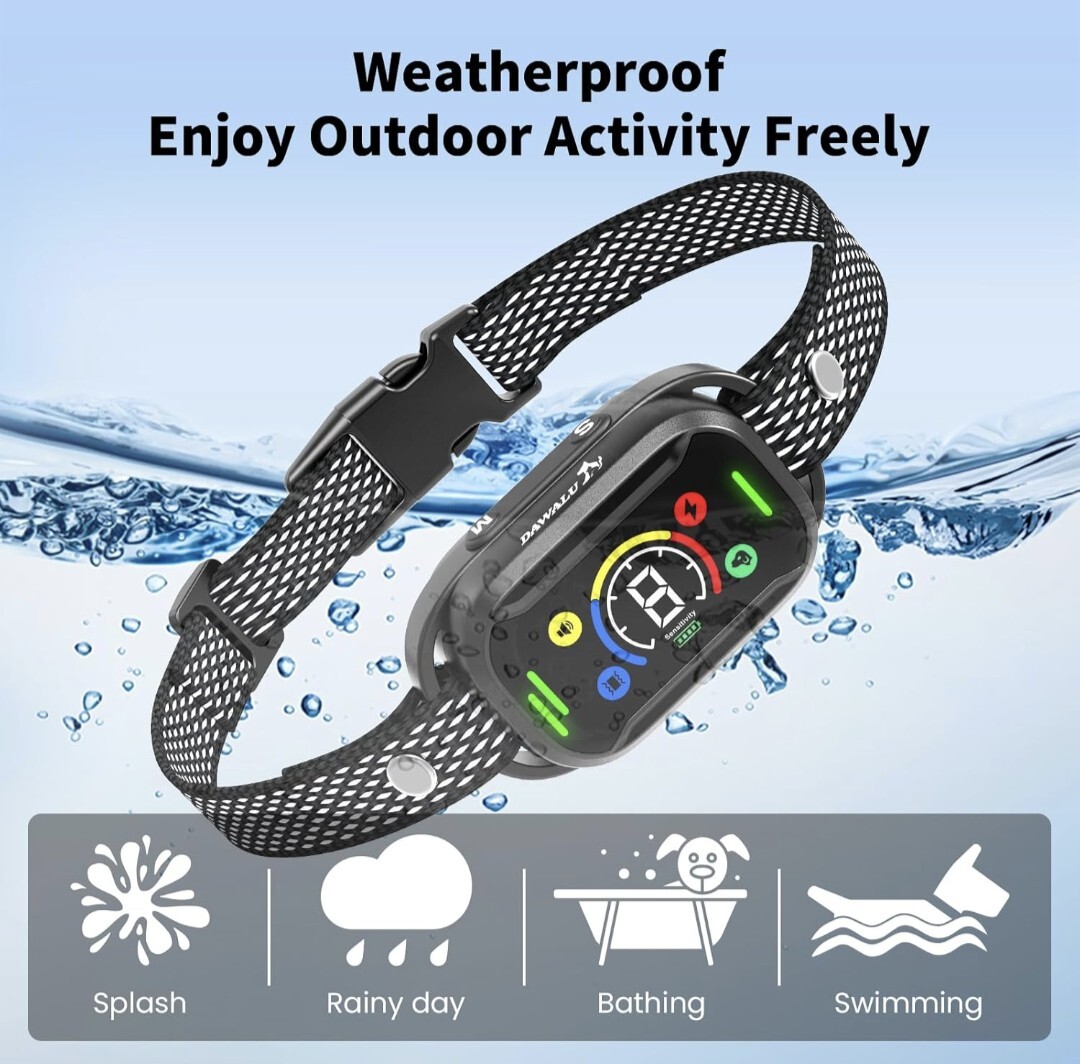 DOG BARK CONTROL COLLAR Multi-Function, Waterproof, 7-Level Sensitivity, NEW!