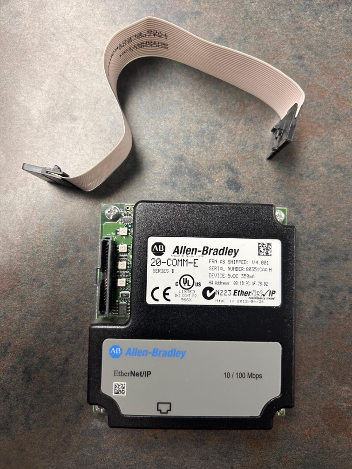 20-COMM-E NEW ALLEN BRADLEY COMMUNICATION MODULE NR QUANTITY