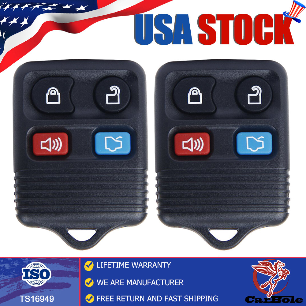 2X Keyless Entry Remote Control Car Key Fob Replacement for Ford Explorer