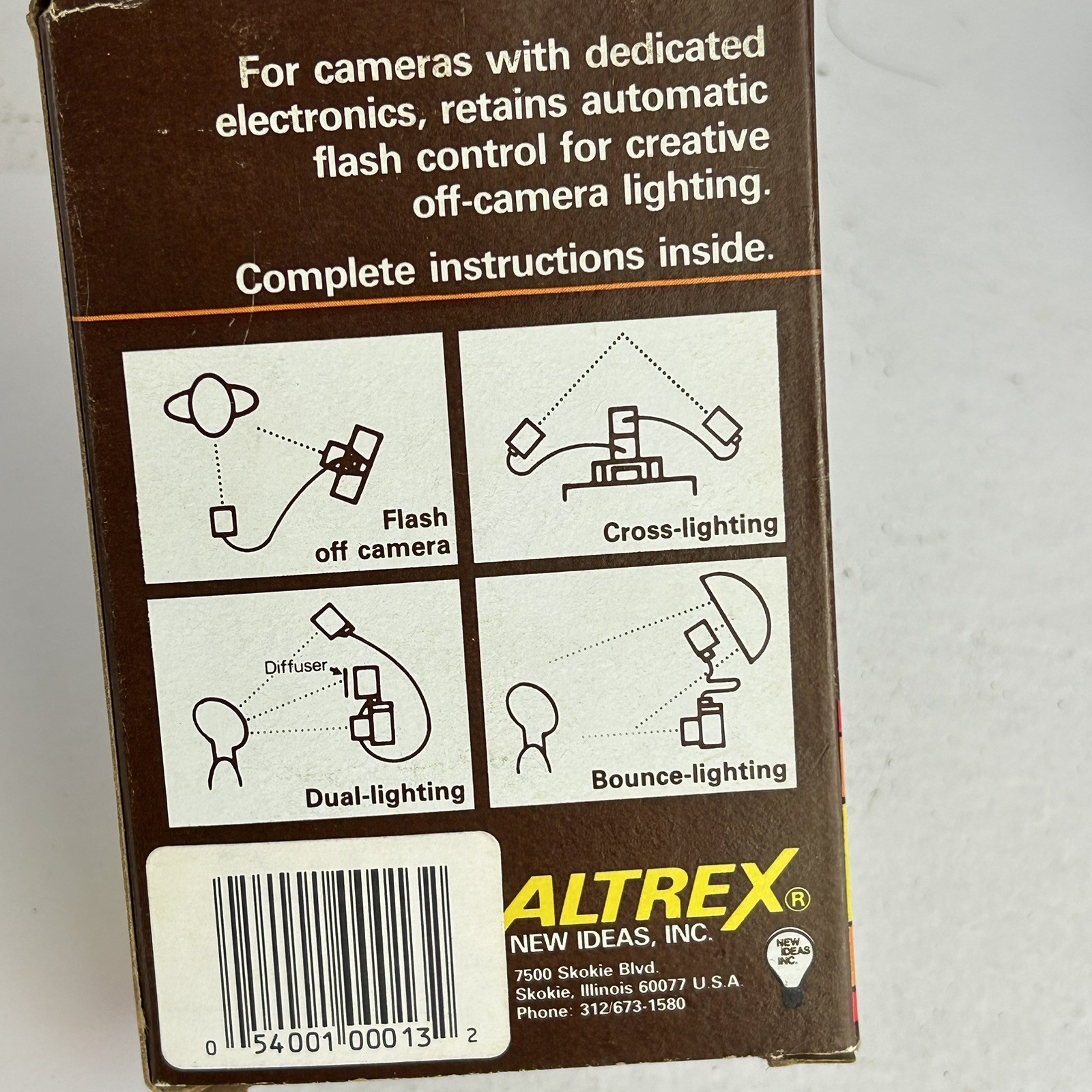 ALTREX DUO-SYNC CORD FOR CANON CAMERA WITH ORIGINAL BOX AND INSTRUCTIONS