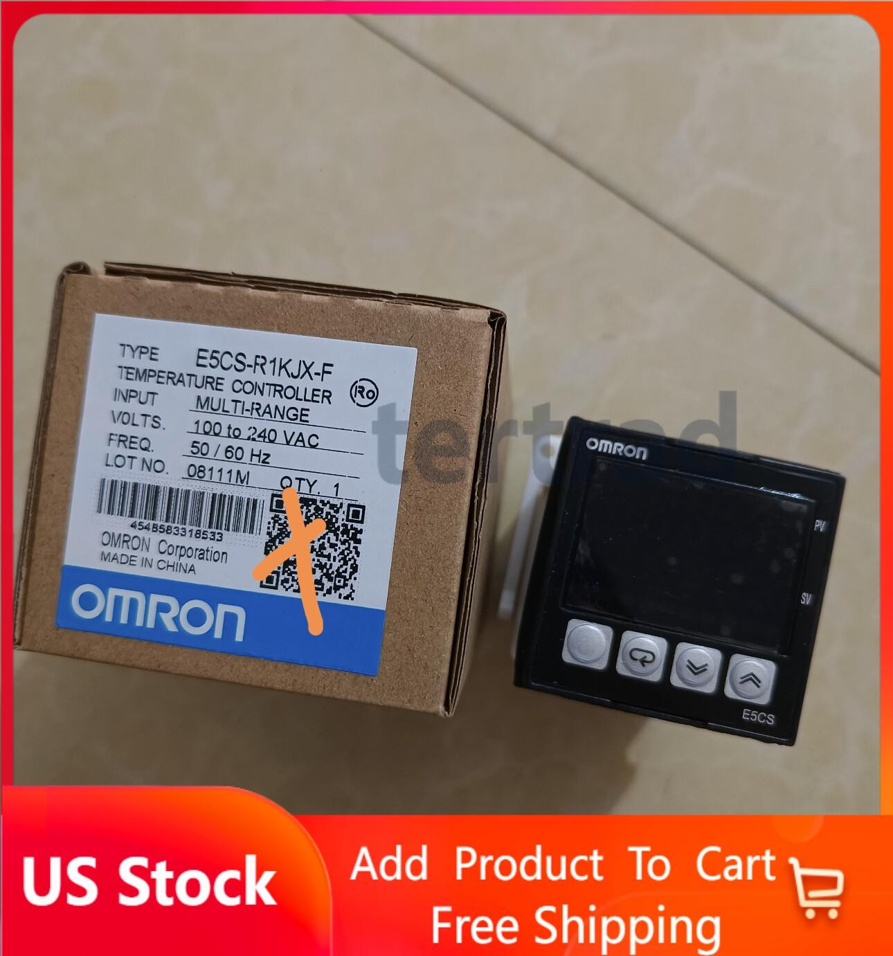 New In Box OMRON E5CS-R1KJX-F Temperature Controller