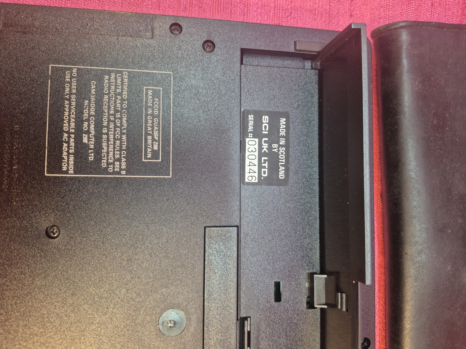 Vintage Cambridge Computer Z88 Portable Laptop Notebook Tested Working Sinclair