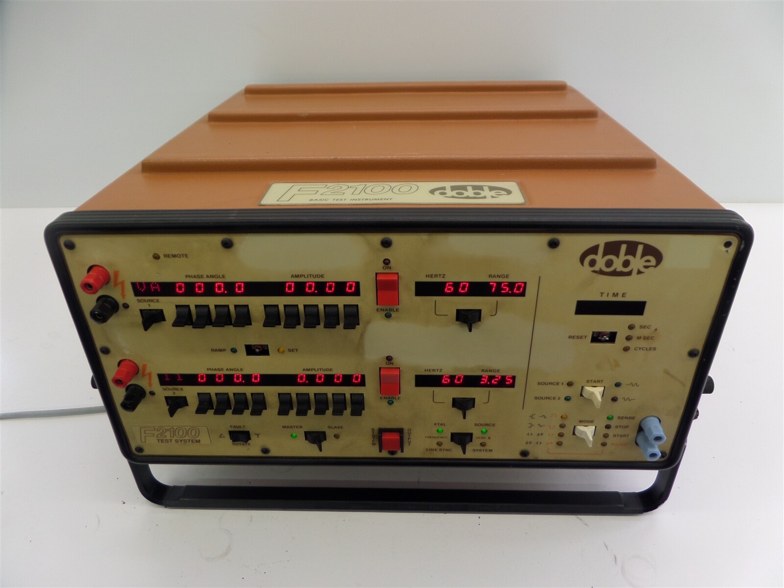 Doble F2100 Test System - Missing Switches Missing Fan