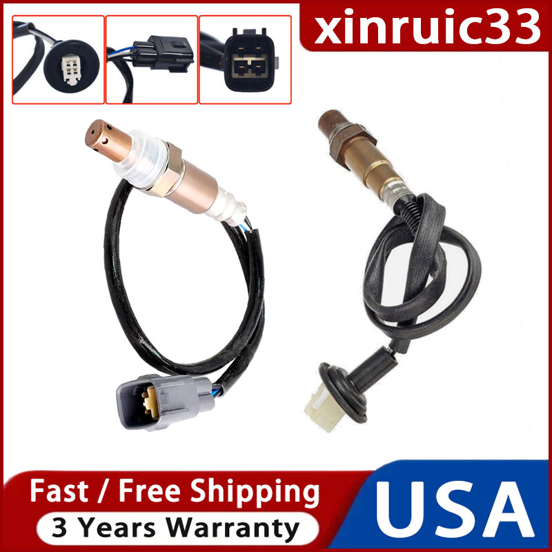 2pcs Up+Downstream Oxygen Sensor For 2005-08 Toyota Corolla Matrix Pontiac Vibe