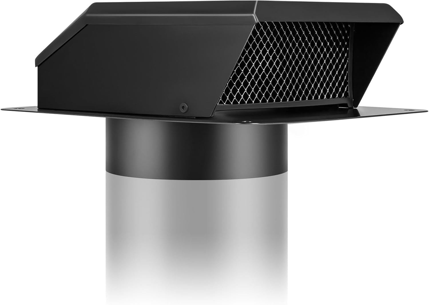 6 Inch Heavy Duty Galvanized Steel Roof Exhaust Vent Cap Removable House Damper