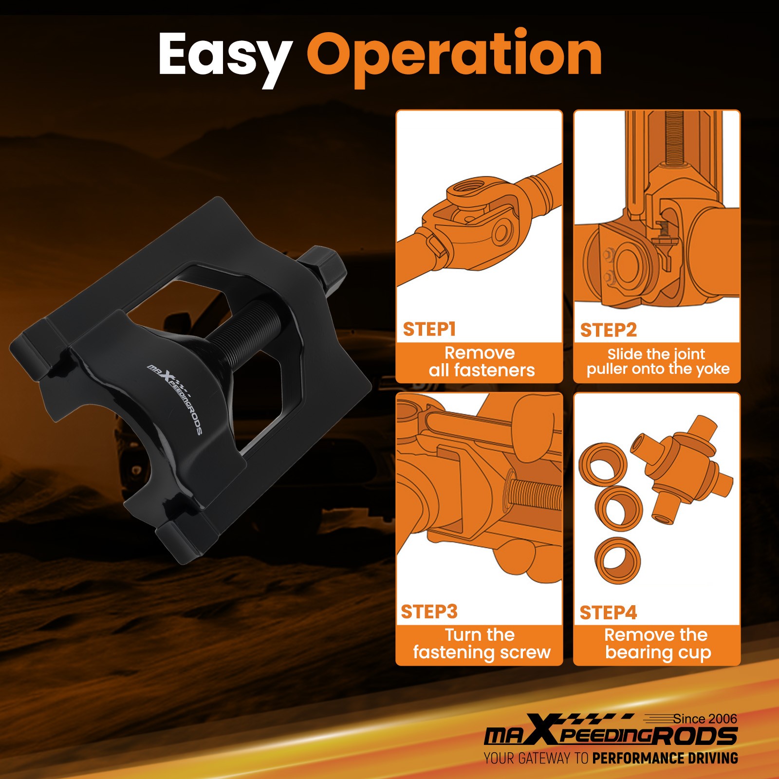 U Joint Puller Universal Joint Puller for Class 7-8 U Joint Removal Tool 10105